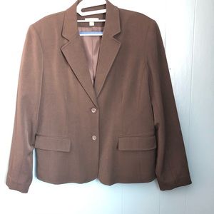 EUC APT 9 petite brown blazer ❤️